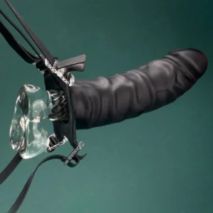 Vibrating Hollow Strap-On - Cover