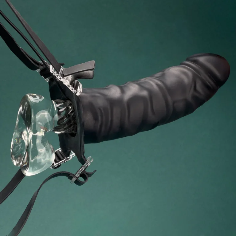 Vibrating Hollow Strap-On - Cover